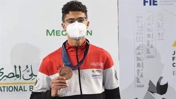 أدهم معتز: إنجازي التاريخي في بطولة العالم للسلاح سيكون الدافع لحصد ميدالية في أولمبياد باريس